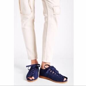 A611 • Kelsey Boho Lace-Up Oxford Flats